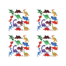4 x 5D Diamantmalerei-Set für Kinder, zum Selbermachen, Tier-Diamantmalerei-Aufkleber-Set, Kristallkunst-Bastelset