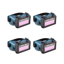 4X Auto Darkening Welder's Welding Eye Goggles Helmet Mask Eyeshade Patch Eyes Workplace Goggles (Dark Green)
