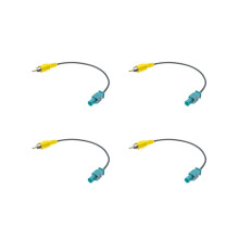 4X für - Rückfahrkamera-Adapterkabel Fakra auf RCA-Stecker Rückfahrkabel Auto-Rückfahrkamera-Umrüstkabel