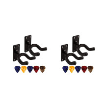4x Gitarrenhalterungen, Wandmontage, rutschfeste Halterung, Ständer für Gitarre, Ukulele, Violine, Bassgitarre,