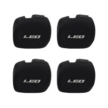 4x LEO Superleichte und robuste Neopren-Trommeltasche für Angelrollen, SBR-Schutzhülle für Rollen und