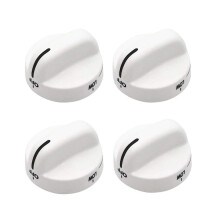 4x WP8273104 Ersatz-Bedienknopf, kompatibel mit Herd/Backofen 8273104 PS393679 8273112 WP8273104VP 8273284