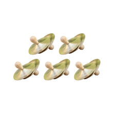 5 Pairs 9cm Hand Percussion Copper Cymbals Children's Musical Instrument Training Toy Brass