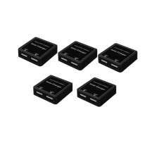 5 Stück Solarpanel-Ladegerät Powerbank 5V 3A Dual-USB-Ladegerät Spannungsregler Stabilisator Ladegerät