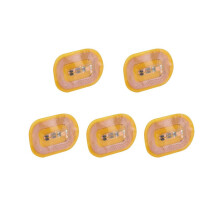 5 Stück NFC-Blitznagelsticker, LED-Chip, smarte Leuchtnagellampe, Nagelverstärkung mit violettem Licht
