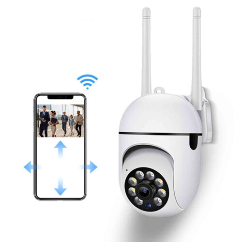 WiFi Säkerhetskamera - Trådlös övervakning med Panorering & Tilt för hemsäkerhet 2