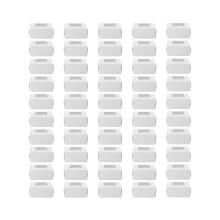 50 Kraftpapierboxen mit Sichtfenster, Geschenkverpackungen, Schachteln für selbstgemachte Seife, Leckereien,
