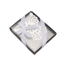 50 Stück Lesezeichen aus Metall in Engelform mit eleganter Seidenquaste, Gastgeschenk, Hochzeitsgeschenk,