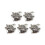 5-Piece Silver Dragonfly Aromatherapy Diffuser Pendant Necklace 1