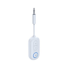 5,4-mm-Flugzeugadapter, 3,5-mm-AUX-Funk-Audio-Sender/Empfänger mit Mikrofon für Reisen, Fernseher, PC,