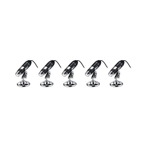 5X 3 in 1 USB Digital Microscope, Endoscope Camera, Adjustable Magnification with PC Mount, 1600X