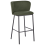 Beliani Set of 2 Bar Chairs MINA Dark Green 4