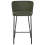 Beliani Set of 2 Bar Chairs MINA Dark Green 5