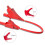P1925 Multimeter Test Leads Kit with Digital Electrical Test Probes Set Alligator Clip Test Hook Flexible Wire 6