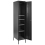 Beliani Storage Unit FROME Metal Black 4