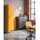 Beliani Storage Unit FROME Metal Yellow 2