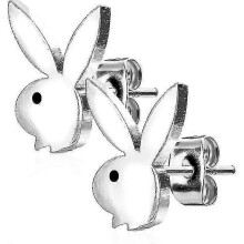 2024 Surgical Steel Playboy Bunny Earrings