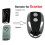 433MHz Garage Door Scroll Code Remote Control Compatible with for ECOSTAR RSE2 RSC2 Wireless Remote Control 3