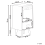 Beliani 1 Drawer Bedside Table NESIKA White 3