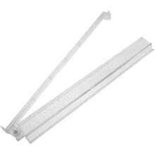Mahjong-Schieber und -Ablage, wiederverwendbares Mahjong-Schiebelineal, 45,7 cm (18 Zoll) Kunststoff-Kachelorganizer für Reisen und Tischgebrauch