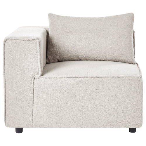 Beliani Corner Seat AXEBO Boucle Off-White 1