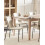 Beliani Set of 4 Dining Chairs GLENDIVE Fabric Light Beige 2