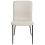 Beliani Set of 4 Dining Chairs GLENDIVE Fabric Light Beige 5