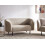 Beliani Sofa 2 Seater LOEN Fabric Taupe 4