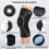 Ergonomic Knee Support Sleeve Compaction Knee-Black Left L 9
