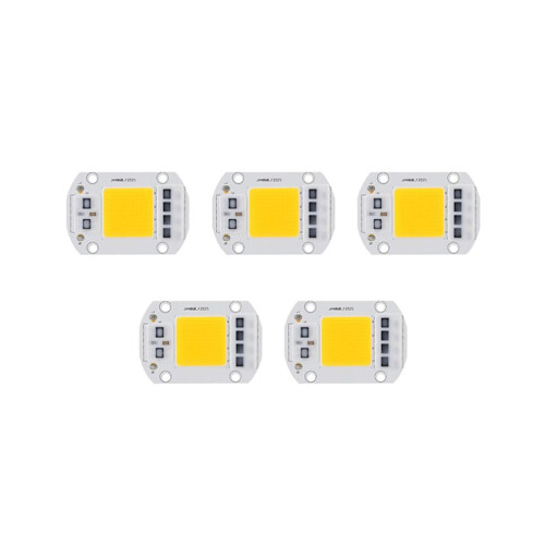 5X Warm White LED Bug Saving Chip High Voltage Light Source High Power LED Chip for Traffic Lighting 100W 220V