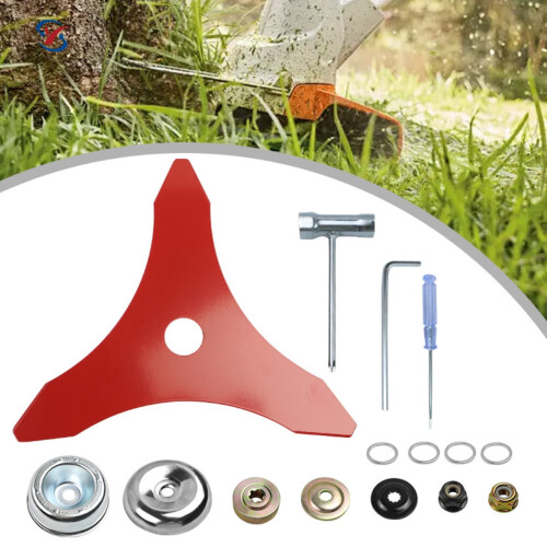 Brush Cutter Replacement Blade Kit (3-Tooth Blade 15-Piece Set) 2