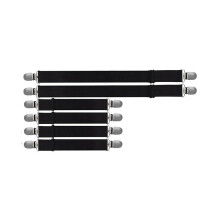 6 Tischdeckenhalter-Clips, Tischdeckenhalter, verdeckter Riemen, unsichtbare Tischclips, verstellbarer