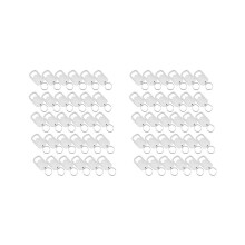 Juego de 60 abridores de botellas de acero inoxidable, llaveros, abridores de cerveza, abridores de