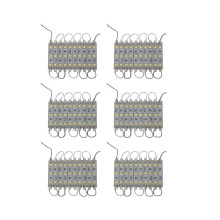60 Stück 5050 SMD 3 LED-Streifenmodul, wasserdicht, warmweiß, -12 V