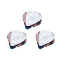 60 Stück bunte, dünne Zelluloidgitarren, Stärke 0,46 mm / 0,71 mm, Farbe zufällig