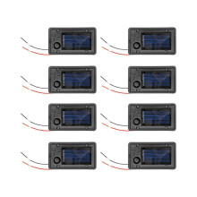8-teiliges Batteriefach, Ersatzteile für Solarlaternen, geeignet für hängende Laternen, Solarlampen