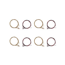 8 sets of 24 guitar strings, replacement steel strings for the acoustic guitar string changing tool