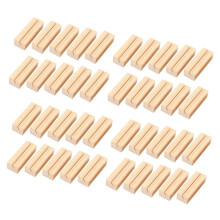 80 Tischkartenhalter aus Holz, Tischnummernhalter aus Holz, Notizclips, Bastelideen für Schreibtischnachrichten