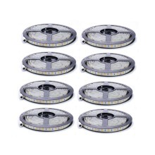 8x Flexible 5M 12V 36W SMD 2835 x 300 LEDs IP20 Warmweiß (3000K) LED-Streifen