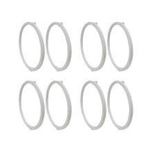 8x Stahlstäbe zum Nähen, weiße Federkorsettstäbe zur Herstellung von Kleidern, Röcken, Korsetts, Unterwäsche