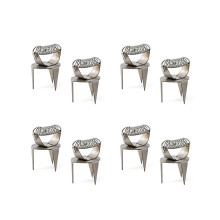 8-teiliges Glasurwerkzeug-Set für Keramik, Glasurclip für die Fingerspitze, Glasurclip aus Edelstahl,