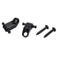 Set mit 2 Rollen-Saitenniederhaltern für E-Gitarren – Schwarz