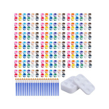 Acrylfarben-Set, Acrylfarbenstreifen für Kinder und Erwachsene, ideal als Geschenk für Geburtstagsfeiern,