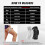 Ergonomic Knee Support Sleeve Compaction Knee-Black Left L 2