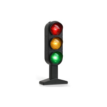 Traffic light lamp with base for room decoration, stop light lamp with color changing and flashing mode