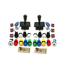 Arcade-Spiel-DIY-Kit mit verzögerungsfreiem USB-Controller für PC und Raspberry Pi (US-Style-Joystick,