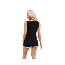Ärmellose Tanktops, Tuniken für Damen, Sommermode, Basics, weiche Kleidung, lässig, trendig, Frühlingsoutfits