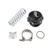 Automodification Turbinen-Überdruckventil Auslassventil 50 mm BOV Turbinenentlüftungsventil Schwarz