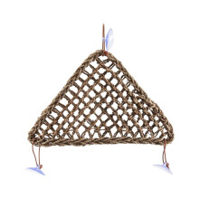 Bearded Dragon Hanging Mat Lizard Lounger, 100% Natural Seagrass Fibers for Reptiles, Geckos, Iguanas, Snakes, Triangular and Plastics