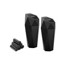 Auto-Mülleimer-Becherhalter, 2er-Pack – Auto-Mülleimer mit Deckel, Auto-Innenausstattung, auslaufsicherer